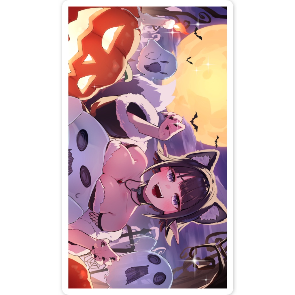 黒羽ラウル Halloween🎃(全4種)スマホステッカー