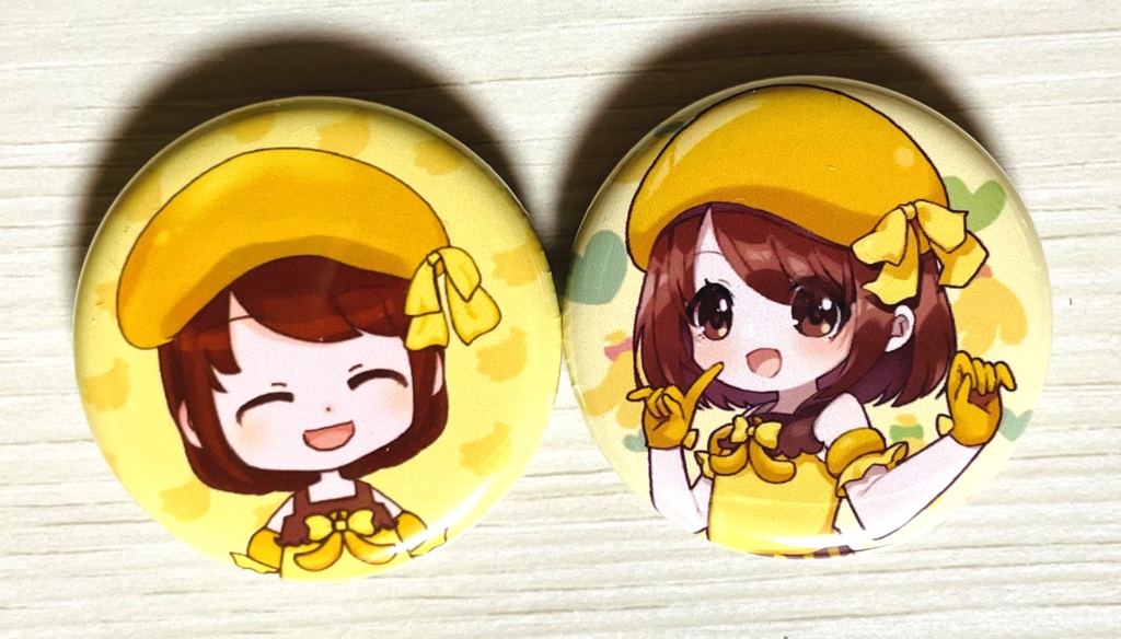 1周年記念🍌缶マグネット２個セット