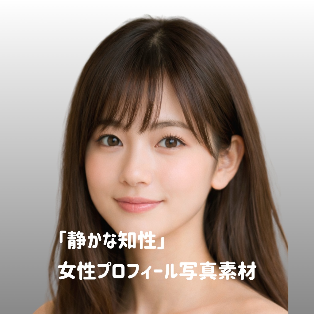 静かな知性の女性写真をお届けします  選ばれる人のための知的プロフィール写真