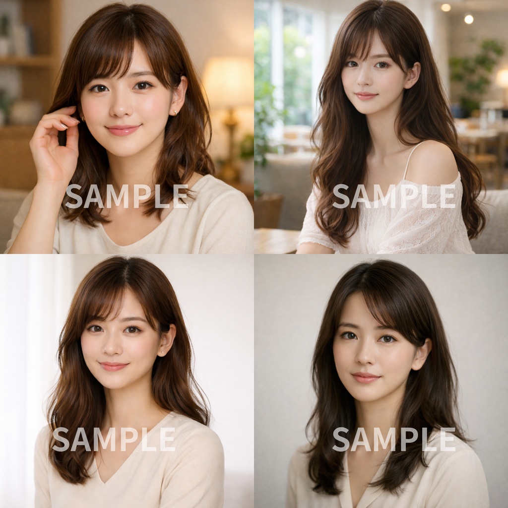 「美艶|女性人物写真素材 20枚セット(商用利用OK)」