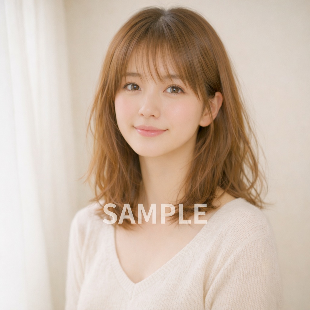 【無料】女性ポートレート写真素材 miniセット〈6枚〉商用利用OK