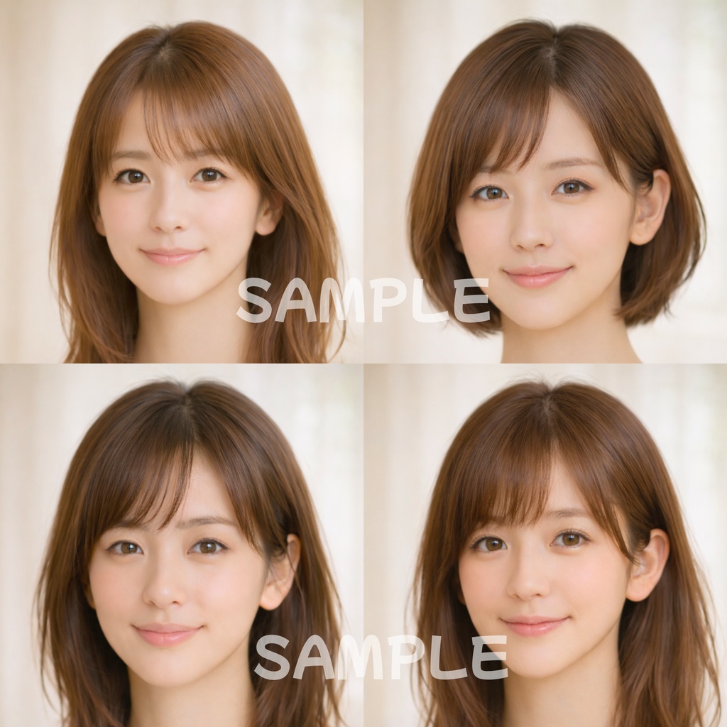 顔出ししたくない女性起業家向けプロフィール写真 アイコン用 40枚セット