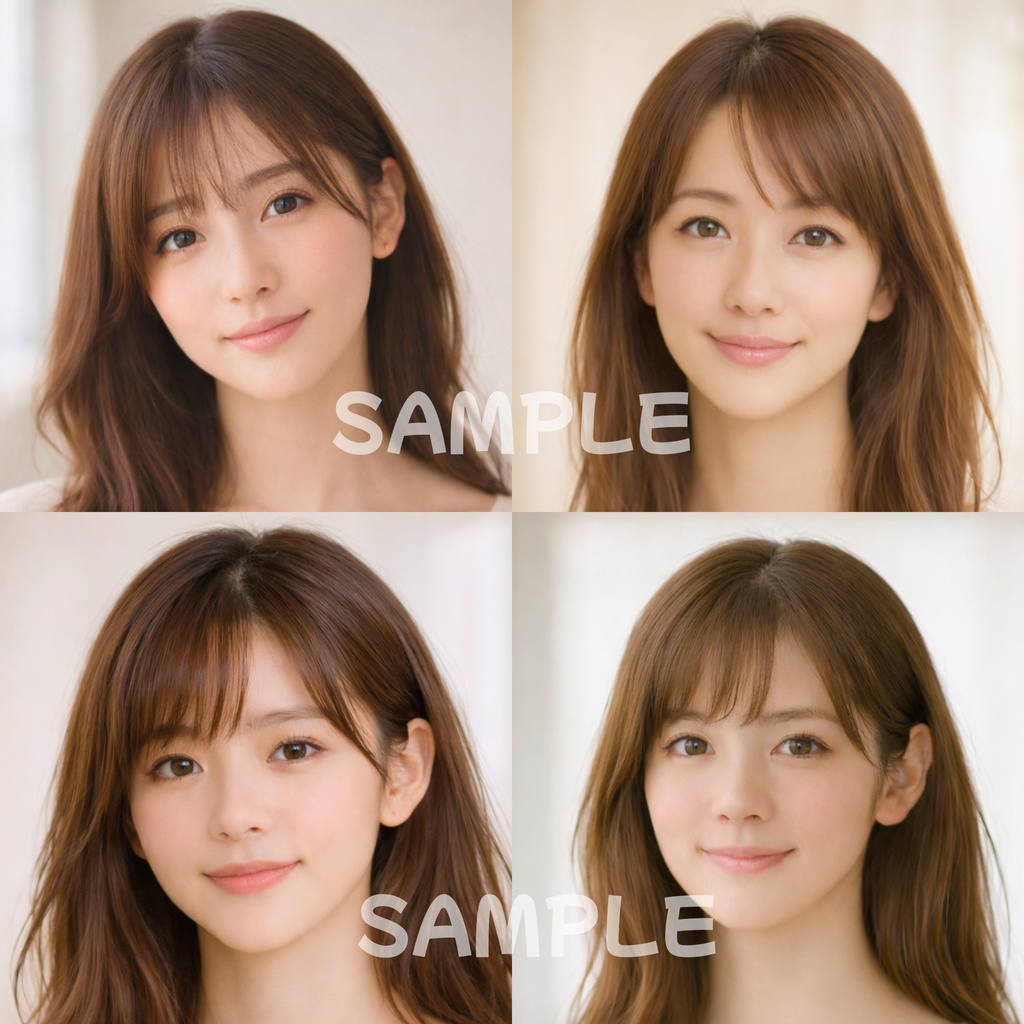 顔出ししたくない女性起業家向けプロフィール写真 アイコン用 40枚セット