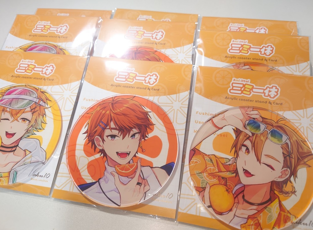 【非公式】三ミ一体/アクリルコースタースタンド