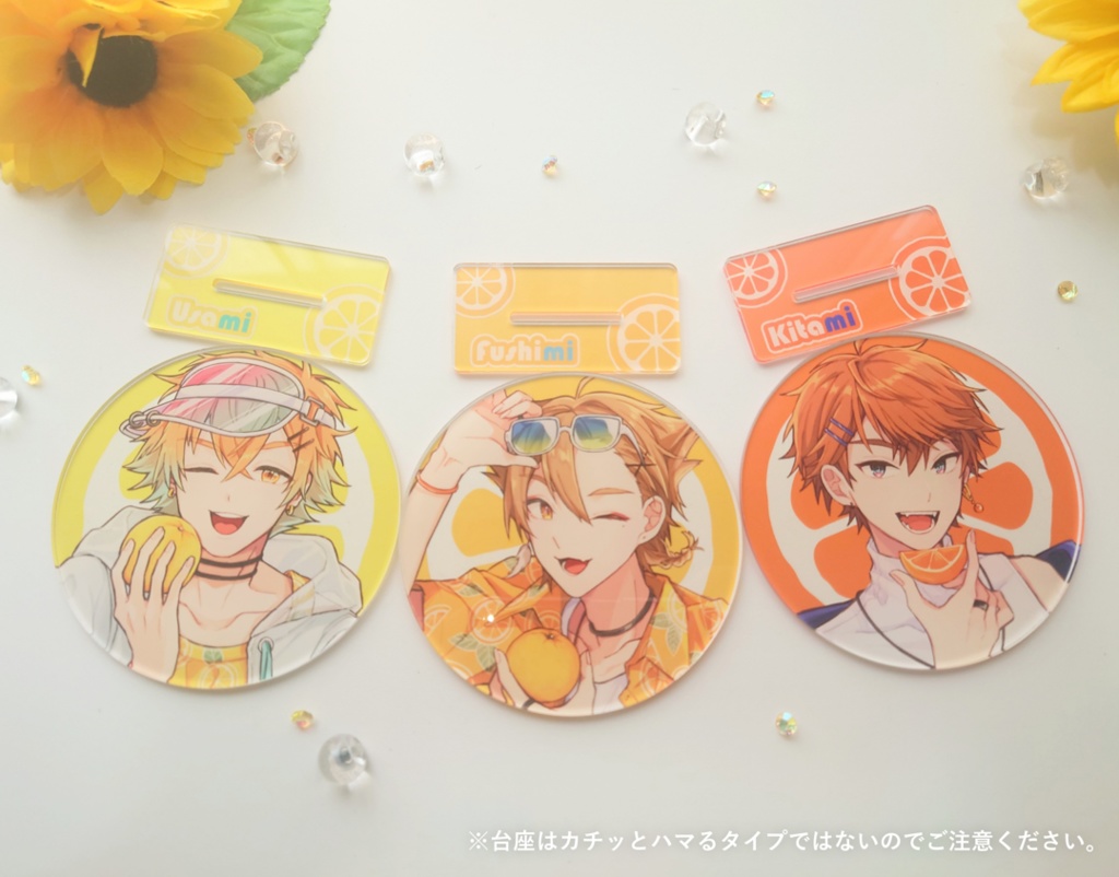 【非公式】三ミ一体/アクリルコースタースタンド