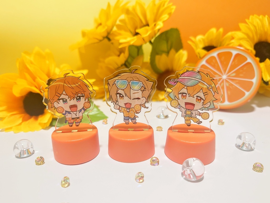 【非公式】三ミ一体/アクリルボトルキャップ