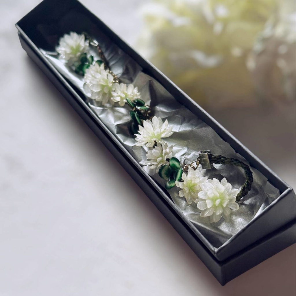 白詰草殺人事件コラボアクセサリー+サイン入りミニ複製画