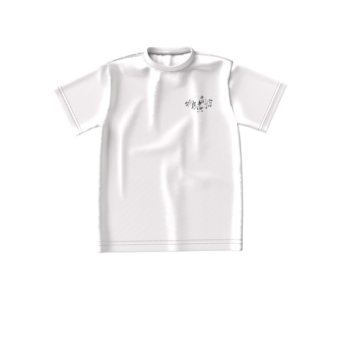 ろくろ首バックプリントTシャツ(ビックシルエット)黒・白