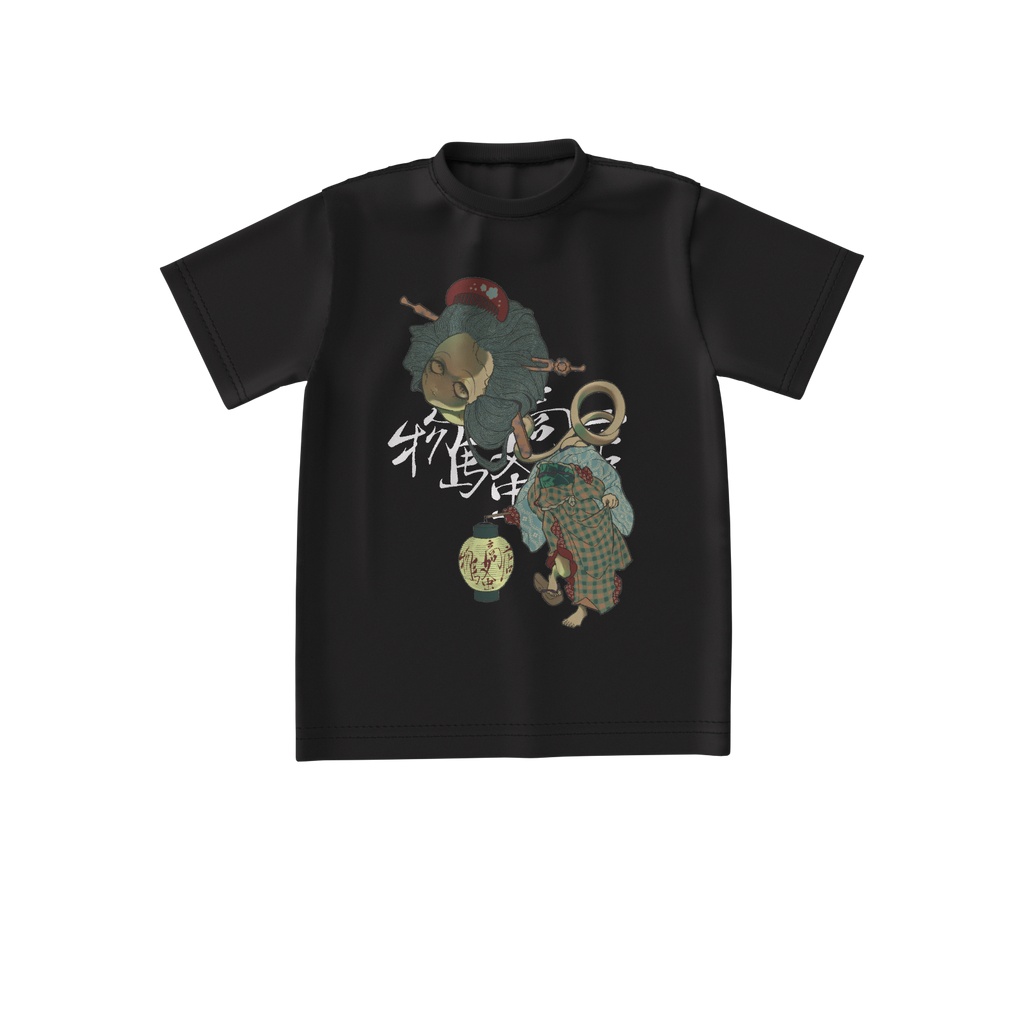 ろくろ首フロントプリントTシャツ