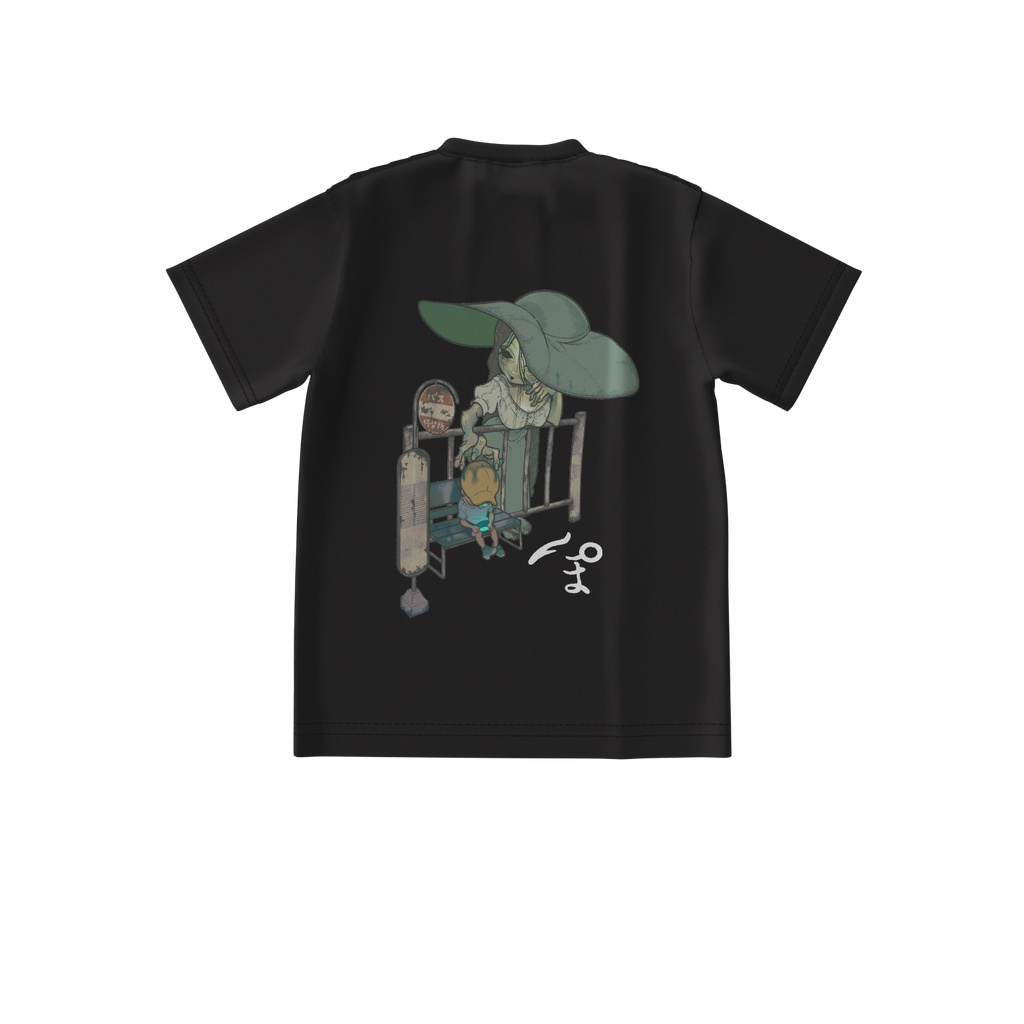 八尺様バックプリントTシャツ