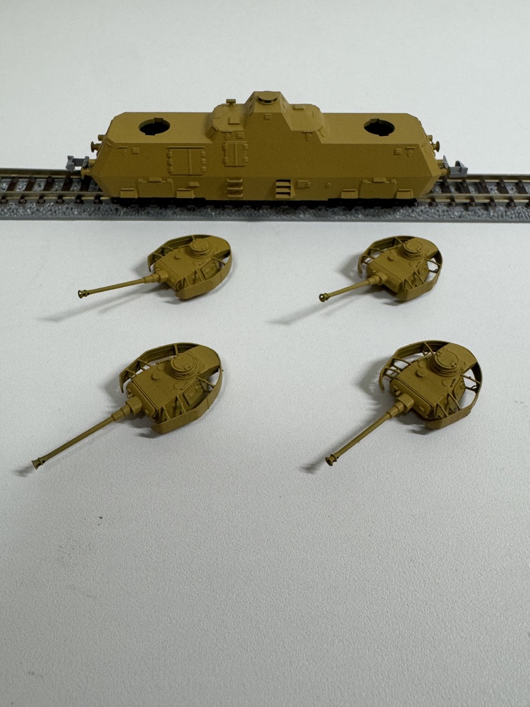 1/150 Nゲージ ドイツ軍 装甲列車 Nr.51 塗装済み完成品 1両