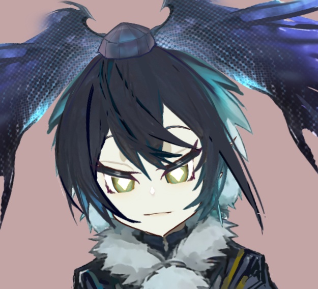 Live2Dモデル 鴉天狗 VTS対応 表情11種