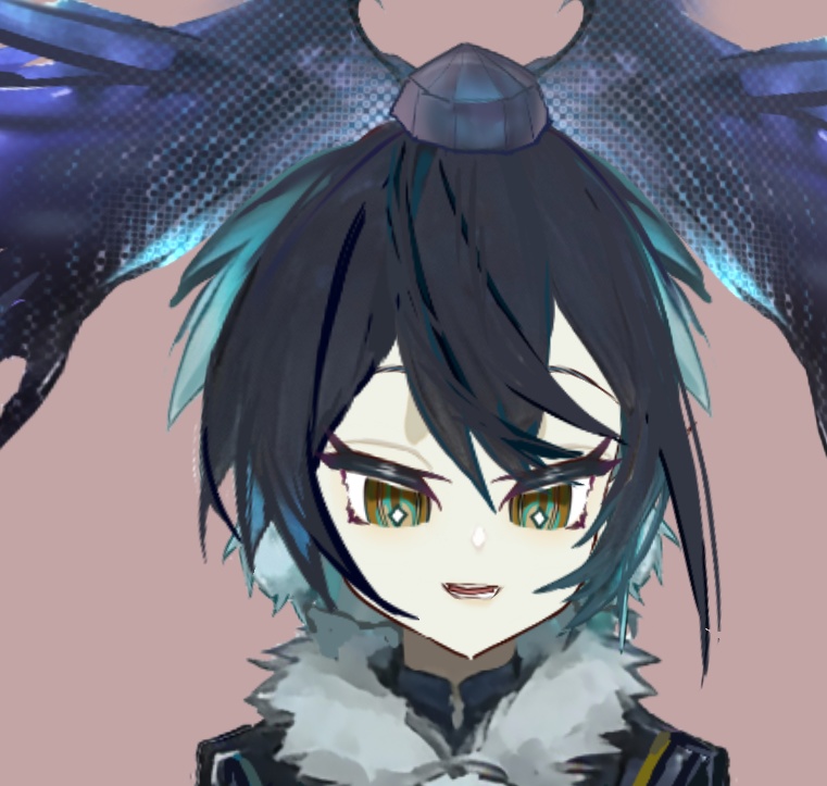 Live2Dモデル 鴉天狗 VTS対応 表情11種