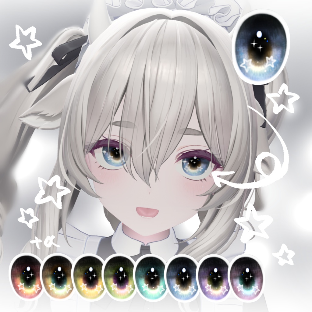 【ミルティナ-Milltina】Milltina eyes texture_01 10color+no☆+α
