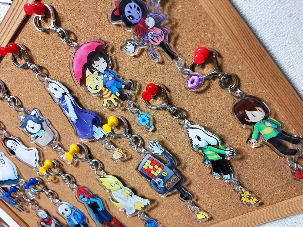 ぷらぷらアクリルキーホルダー