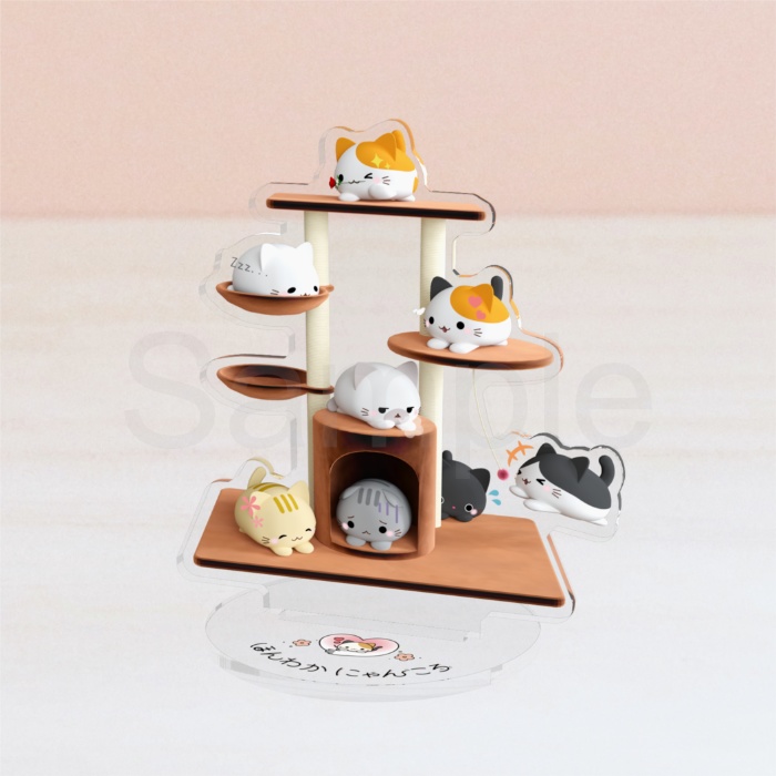 ほんわかにゃんころアクリルフィギュア