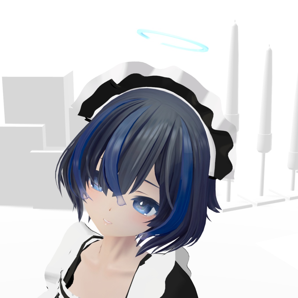 【VRC想定】しずくさん対応メイド服