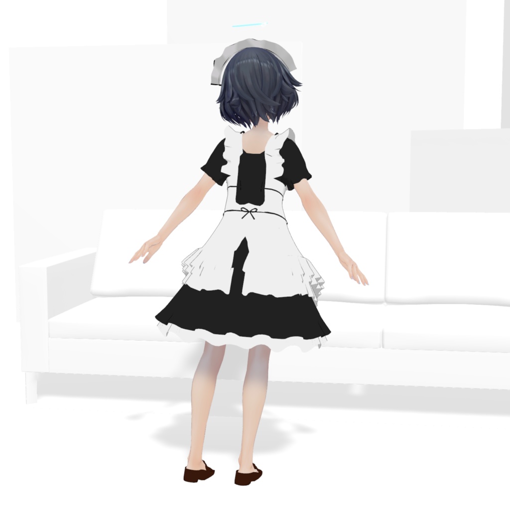 【VRC想定】しずくさん対応メイド服