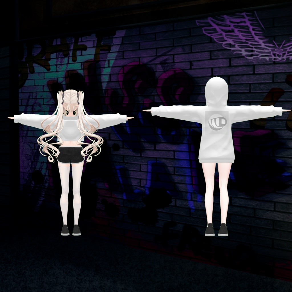 【森羅・ルゼブル対応】ショートパーカー + ロングパーカー