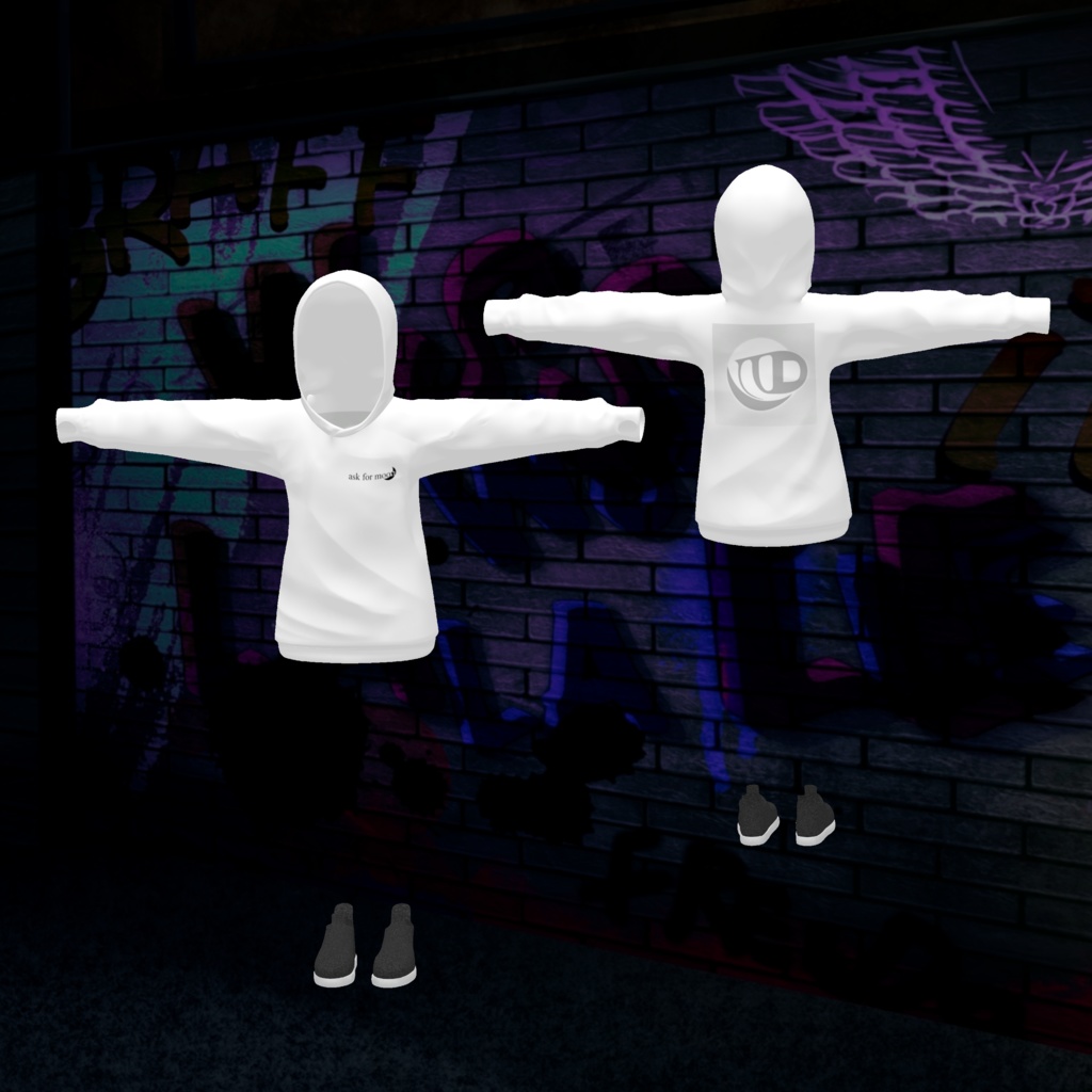 【森羅・ルゼブル対応】ショートパーカー + ロングパーカー