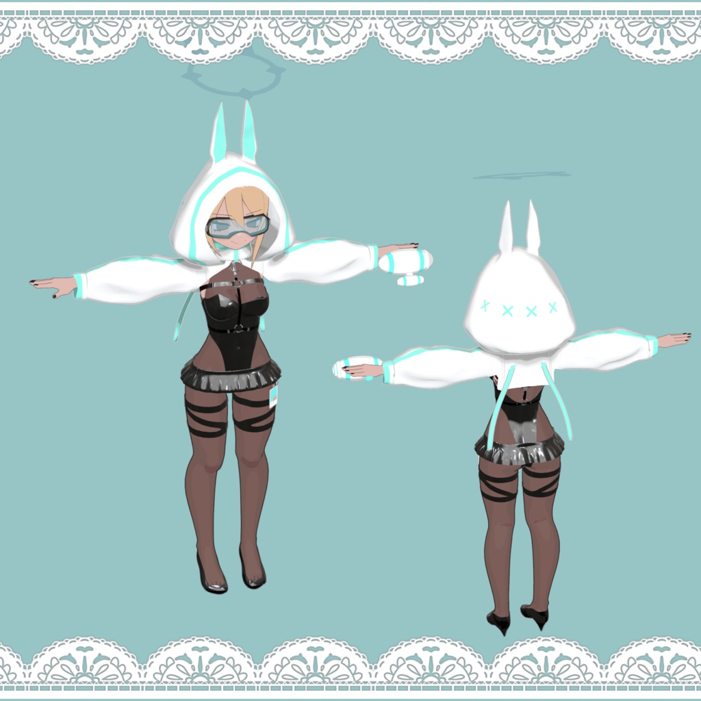 【凪夜瑠璃対応】サイバーバニー