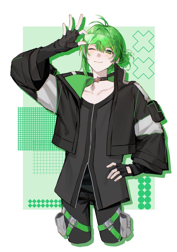 戦闘服衣装_クリアiPhoneケース