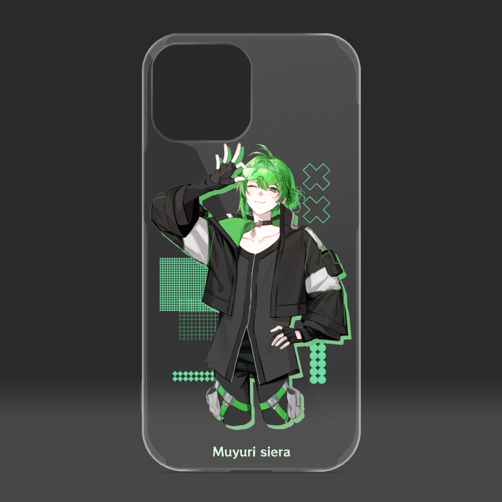 戦闘服衣装_クリアiPhoneケース