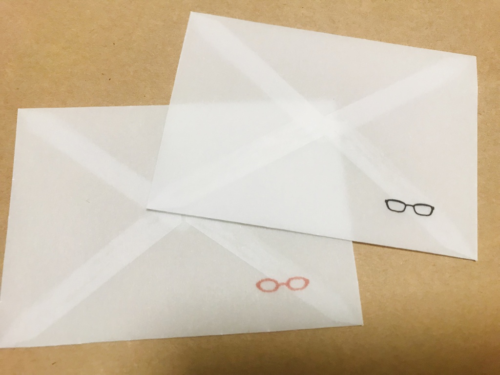 カード(めがね) ※封筒付き