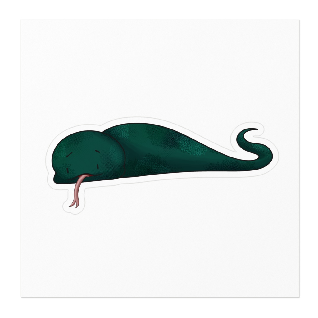 間抜けな大蛇 ステッカー