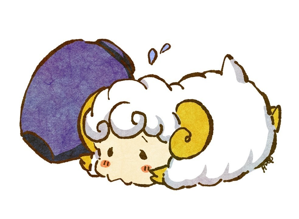 ゆるふわ壺ひつじ【ステッカー】