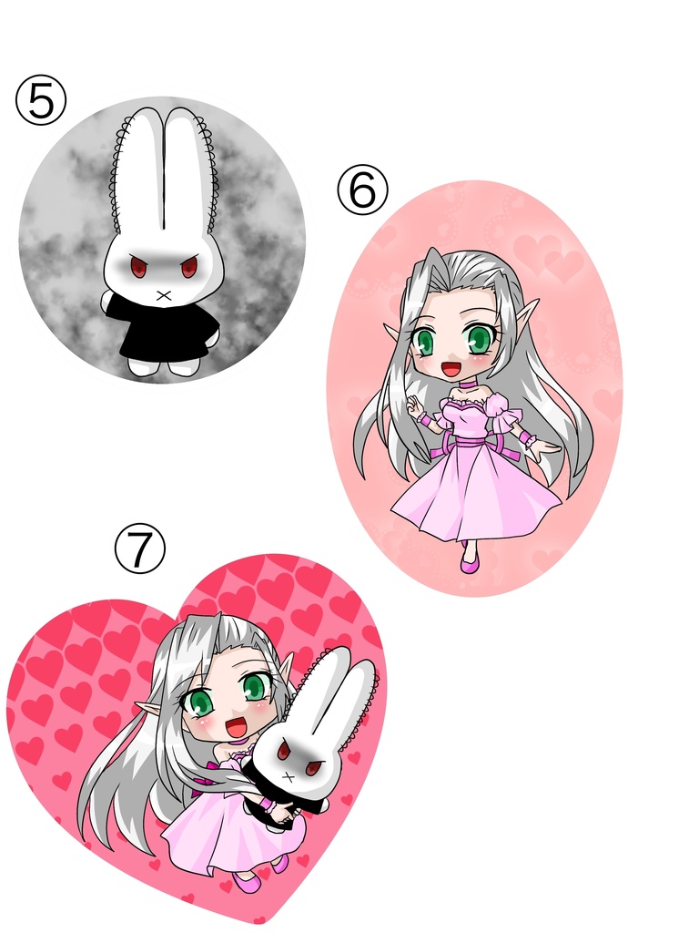 【創作】魔族アクリルキーホルダー