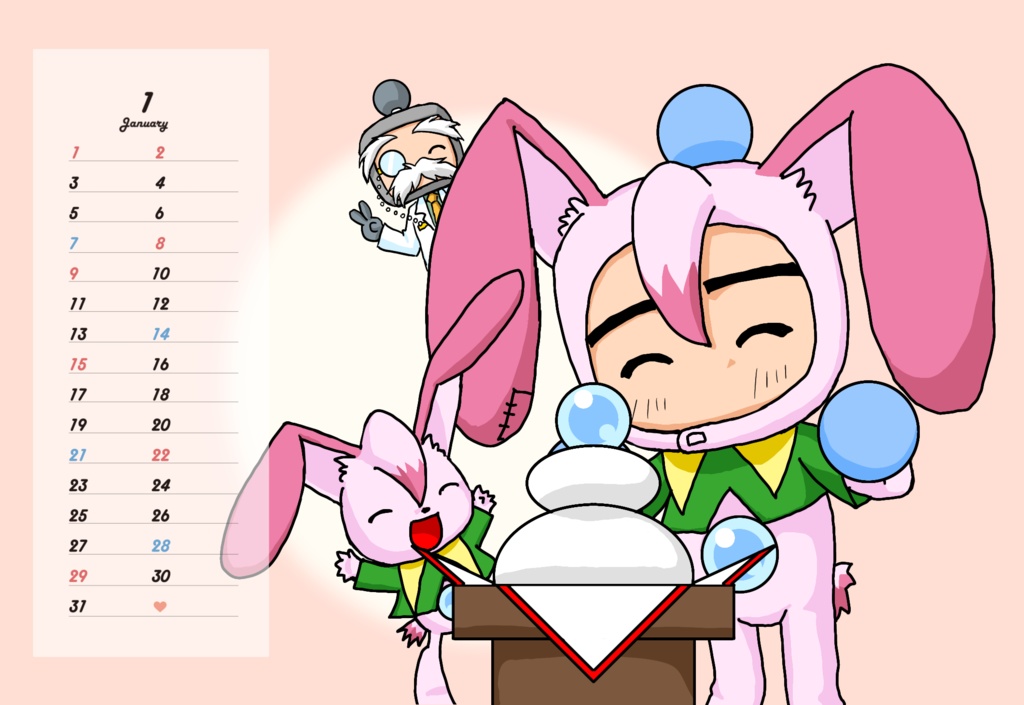 【クリポス】爆外伝カレンダー