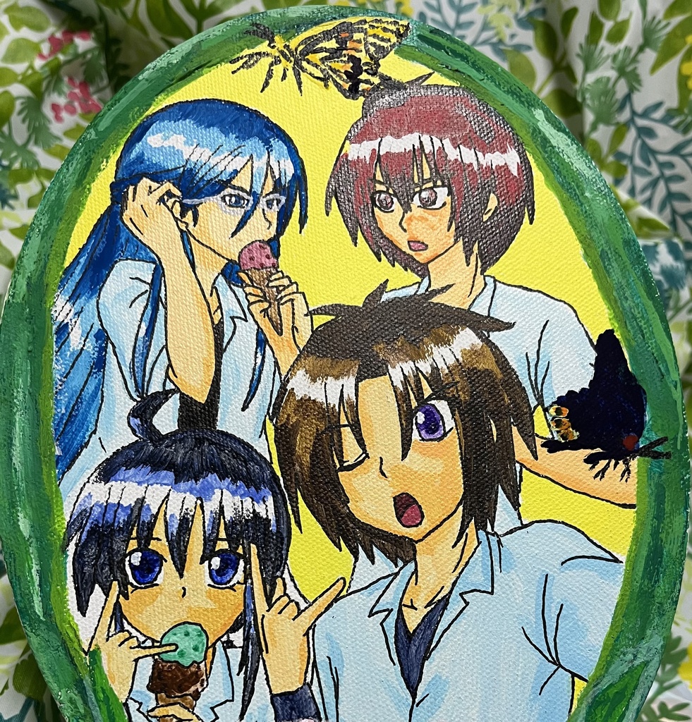 原画【夏と美少年】