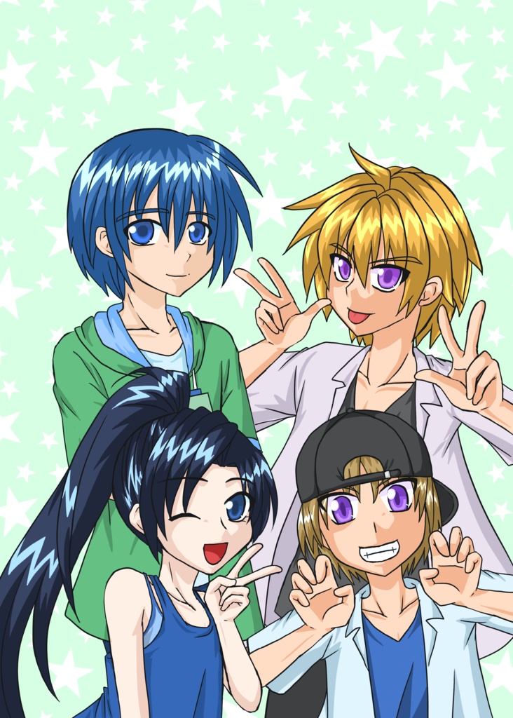 原画【夏と美少年】