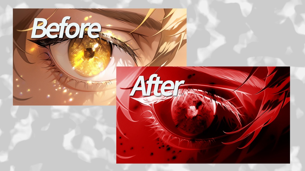 【AEプリセット】MV・リリック素材 ネガポジ反転 AEプリセット