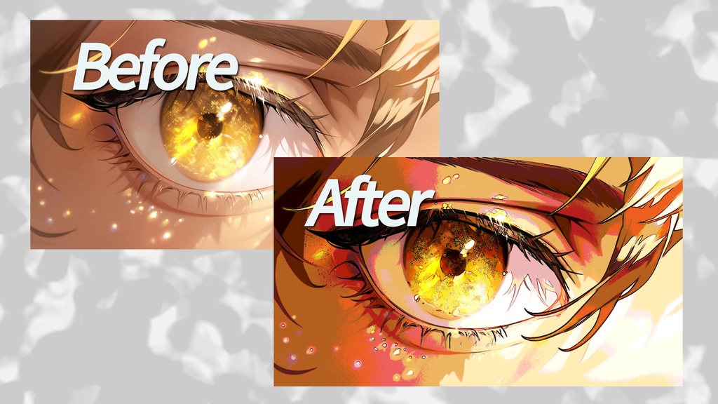 【AEプリセット】MV/リリック素材 セルルックエフェクト