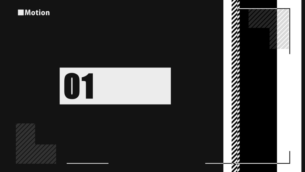 【AEPデータ】かっこいいモーショングラフィックステンプレート