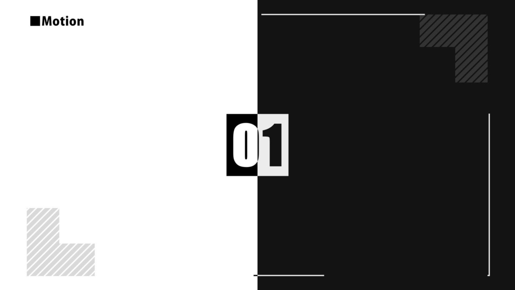 【AEPデータ】かっこいいモーショングラフィックステンプレート