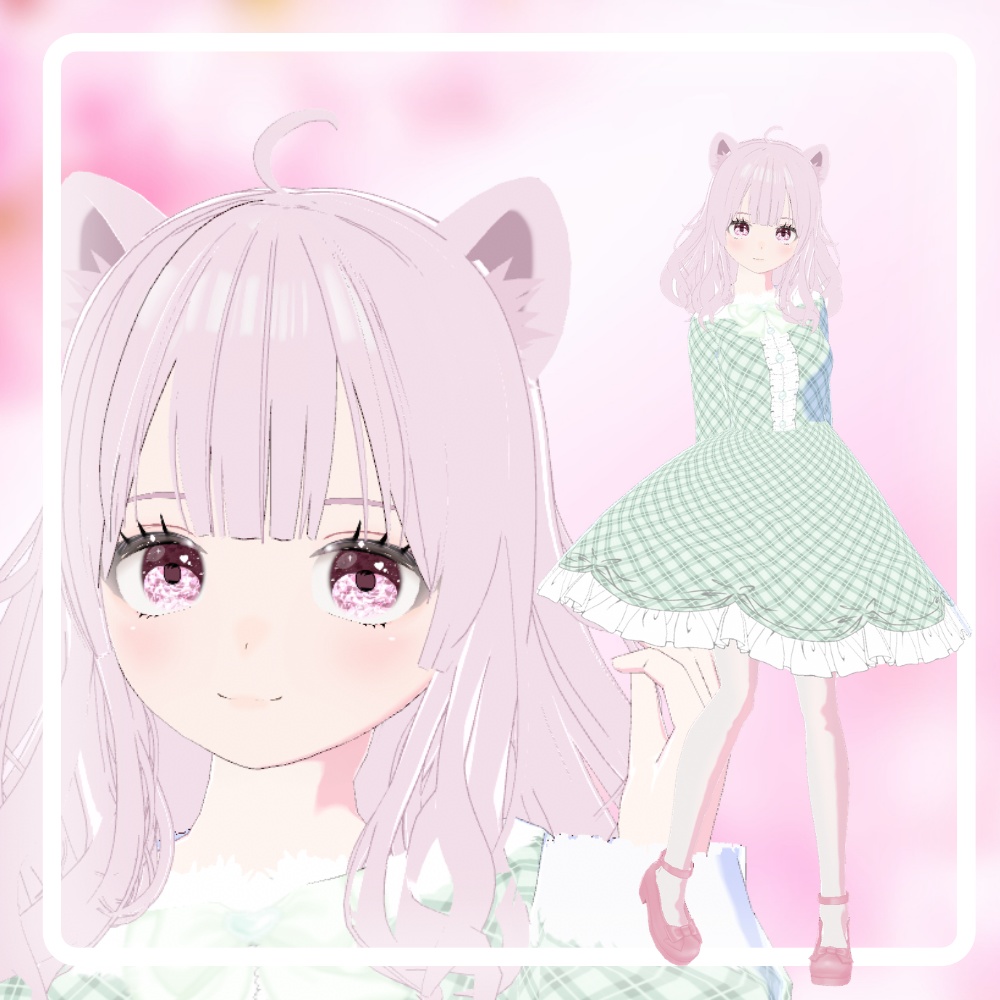 【無料/Free】オリジナル3Dモデル「りあん」Rian【VRM】