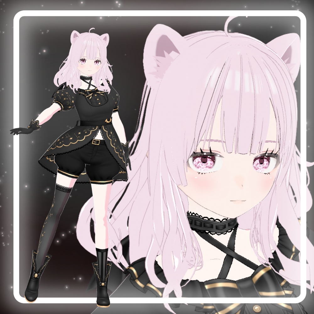 【無料/Free】オリジナル3Dモデル「りあん」Rian【VRM】