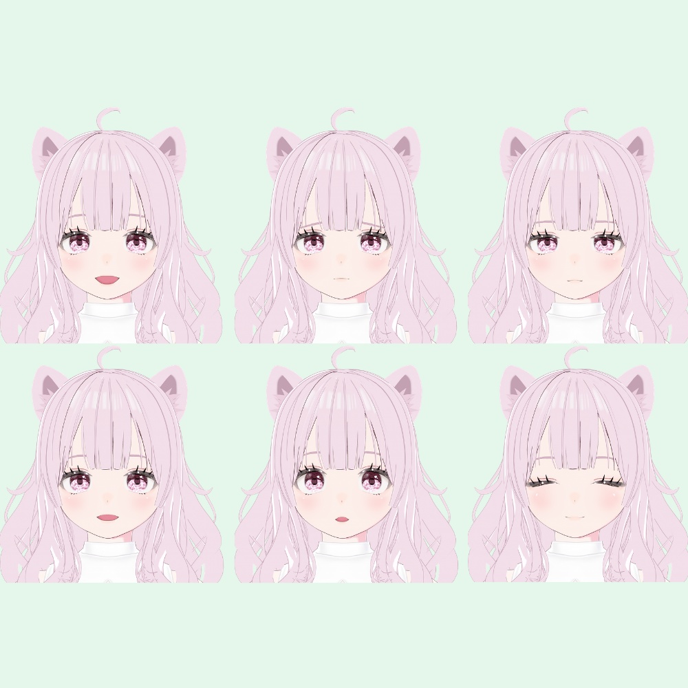 【無料/Free】オリジナル3Dモデル「りあん」Rian【VRM】