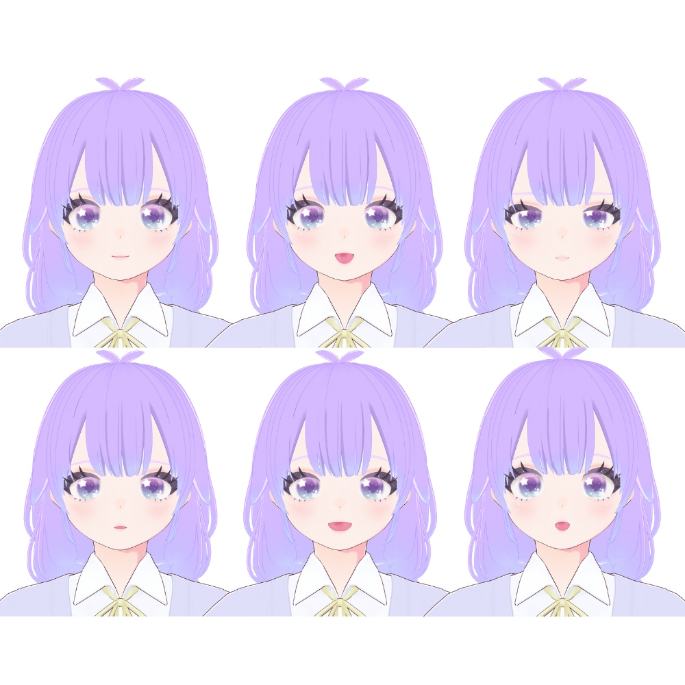 【無料あり】VRoid製オリジナル3Dモデル「めりぃ」【VRM/Vroid】