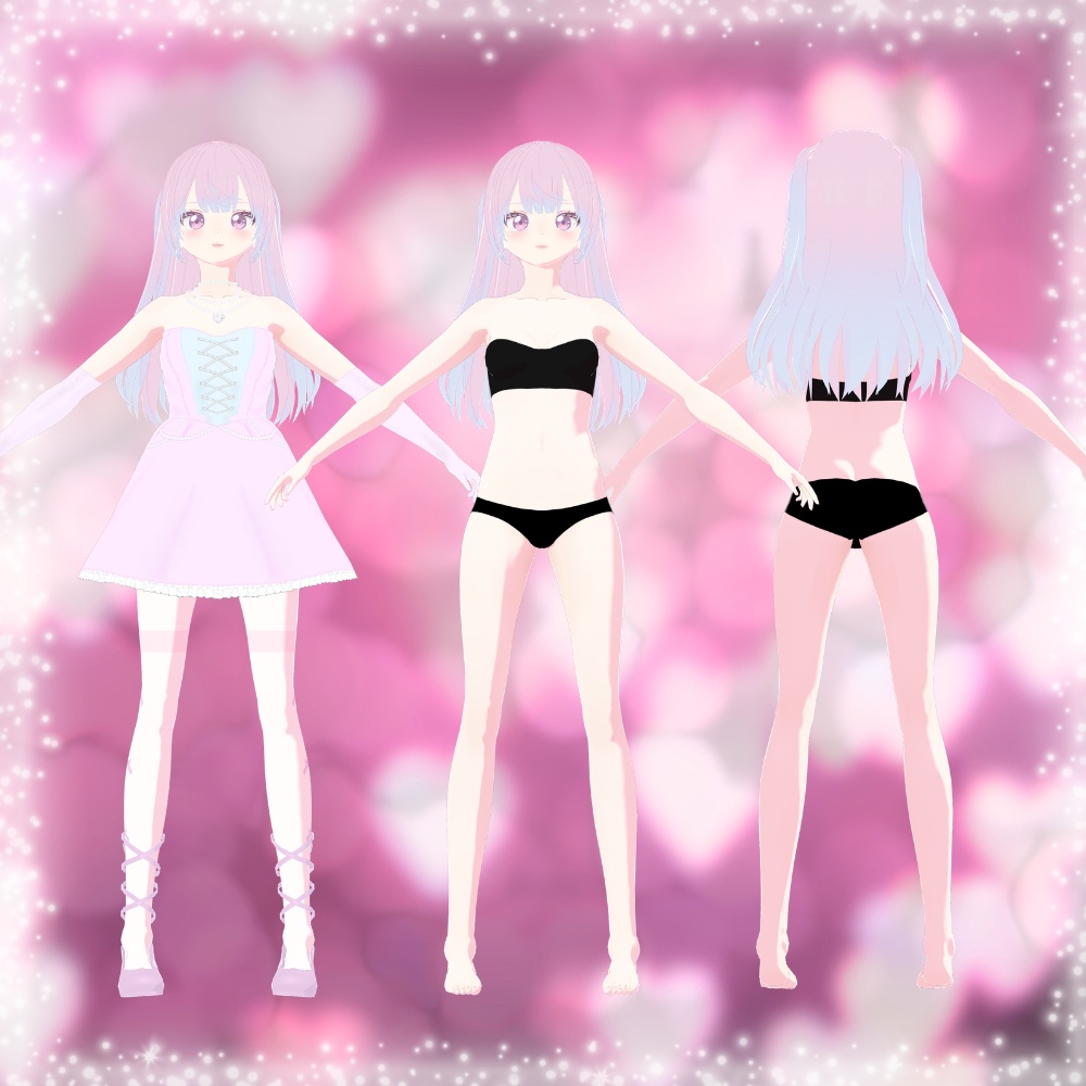 【一点限定】オリジナル3Dモデル「ステラ」【VRoid】