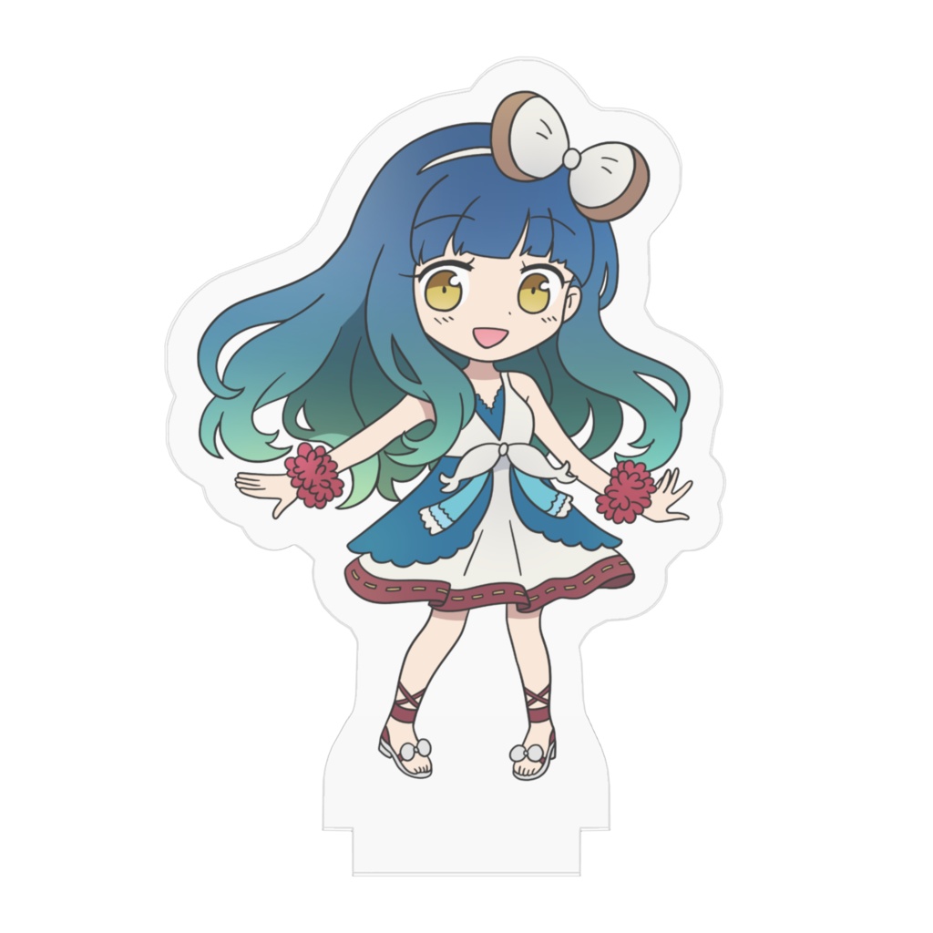 Yocco18・金沢区「金沢ふみ」ミニキャラアクリルフィギュア50mm