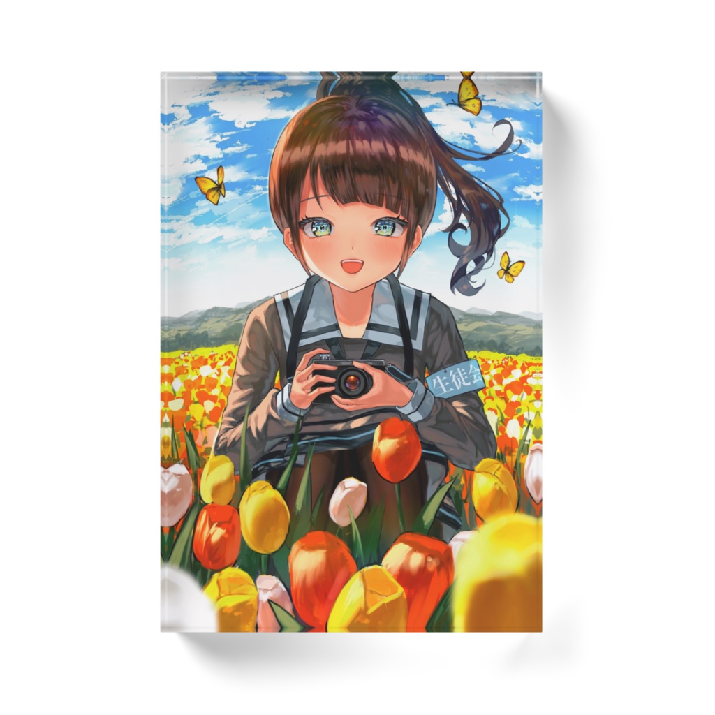 宇宙乃みらいアクリルブロック 春