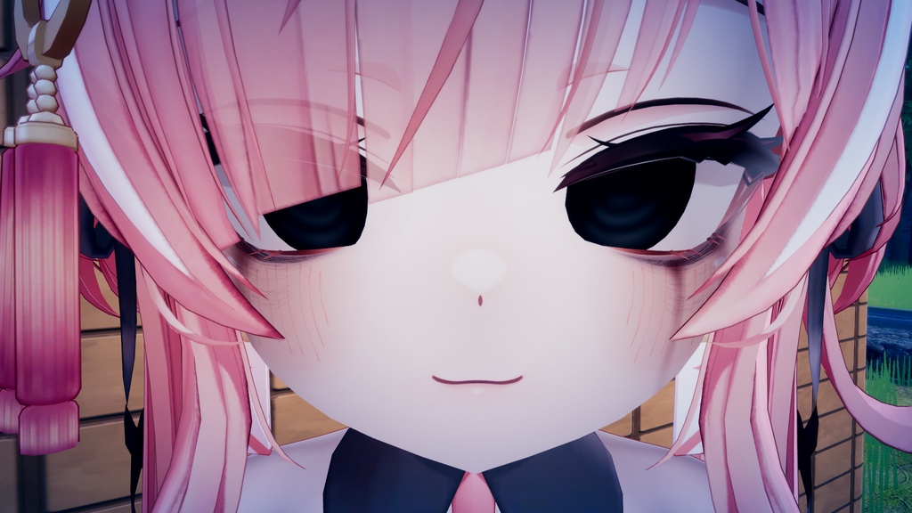 イチゴ用メイク＋瞳テクスチャ（メンヘラ風）