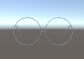 【100円】リナシータ向けシンプル眼鏡