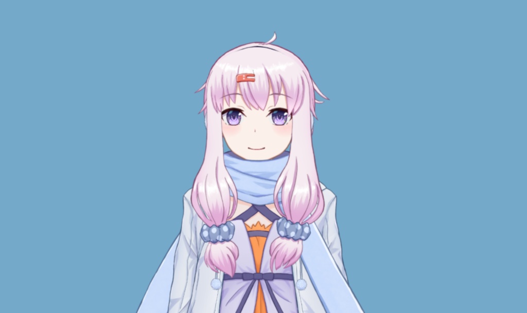 オホーツクゆかりlive2dモデル素材（上半身のみ）