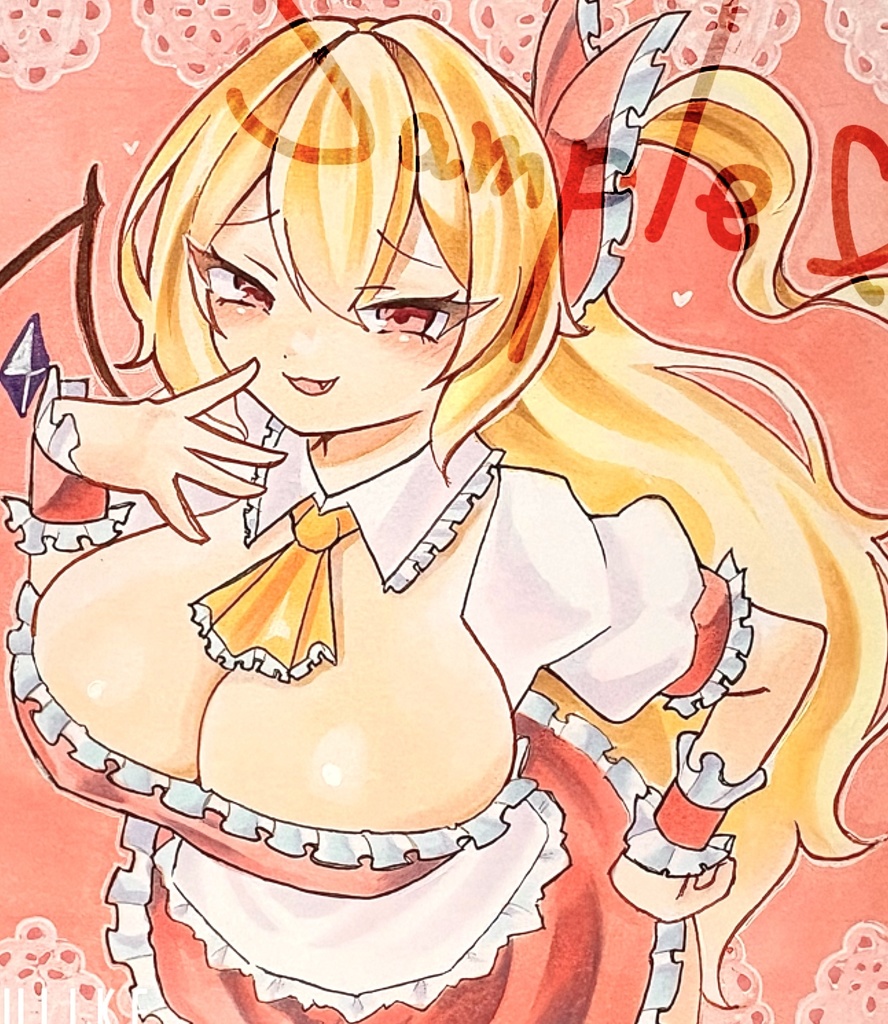 手描きイラスト　大人フランちゃん