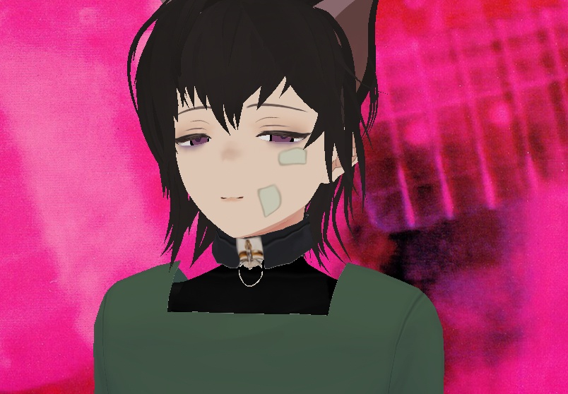 Ritsuka's hair and ears! Vroid hair preset cat ears Loveless